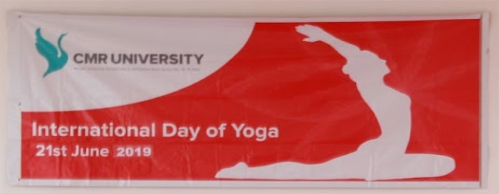 CMR University celebrates International Yoga Day