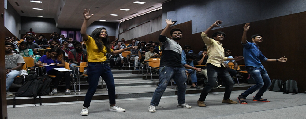 Just Dance 2019 - Gaming Day event conducted by the School of Science Studies, CMR University